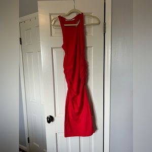 Micheal Stars red midi dress